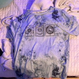 green cosmic nature shirt